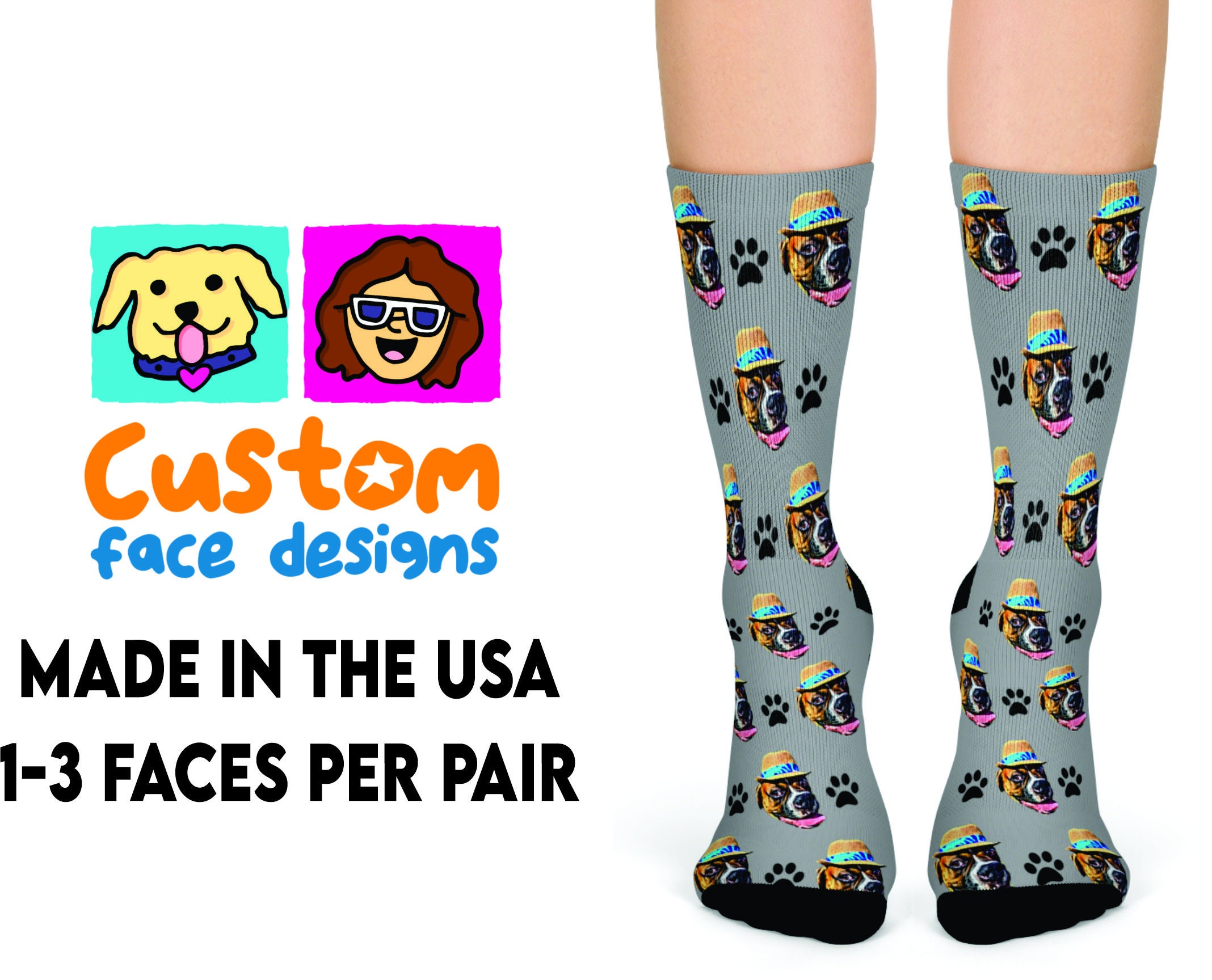 etsy dog socks