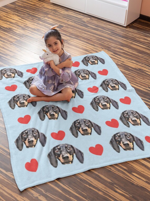 Custom Face Blanket Custom Photo Blankets Photo Blankets Etsy