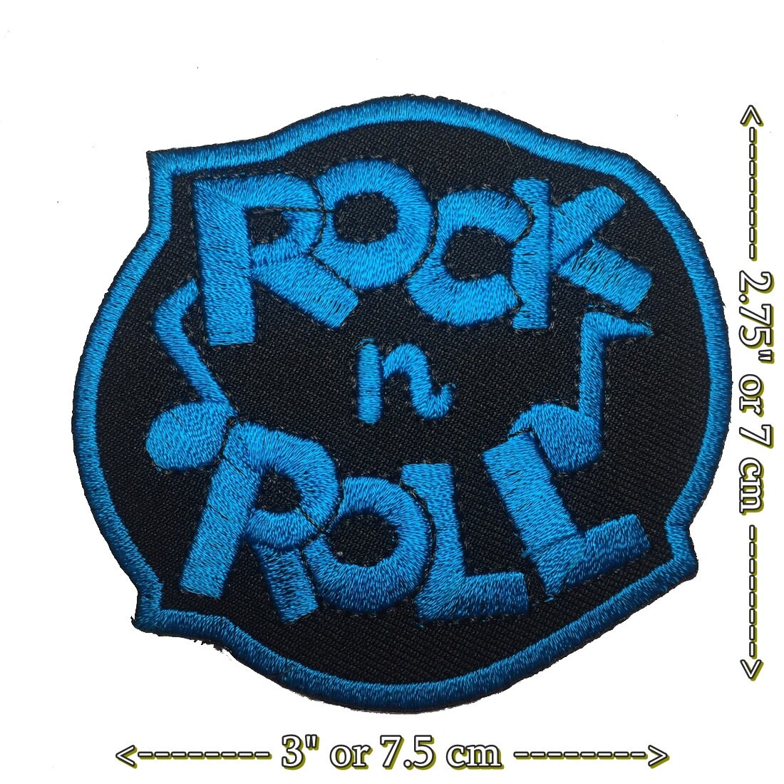 Rock N Roll Music Rockabilly Sew on Iron on Embroidered Patch | Etsy