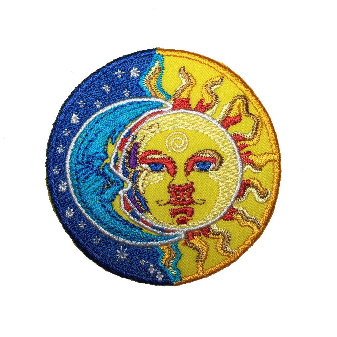 Moon Sun Sunshine Positive Vibes Boho Hippie Indie Retro Sew | Etsy