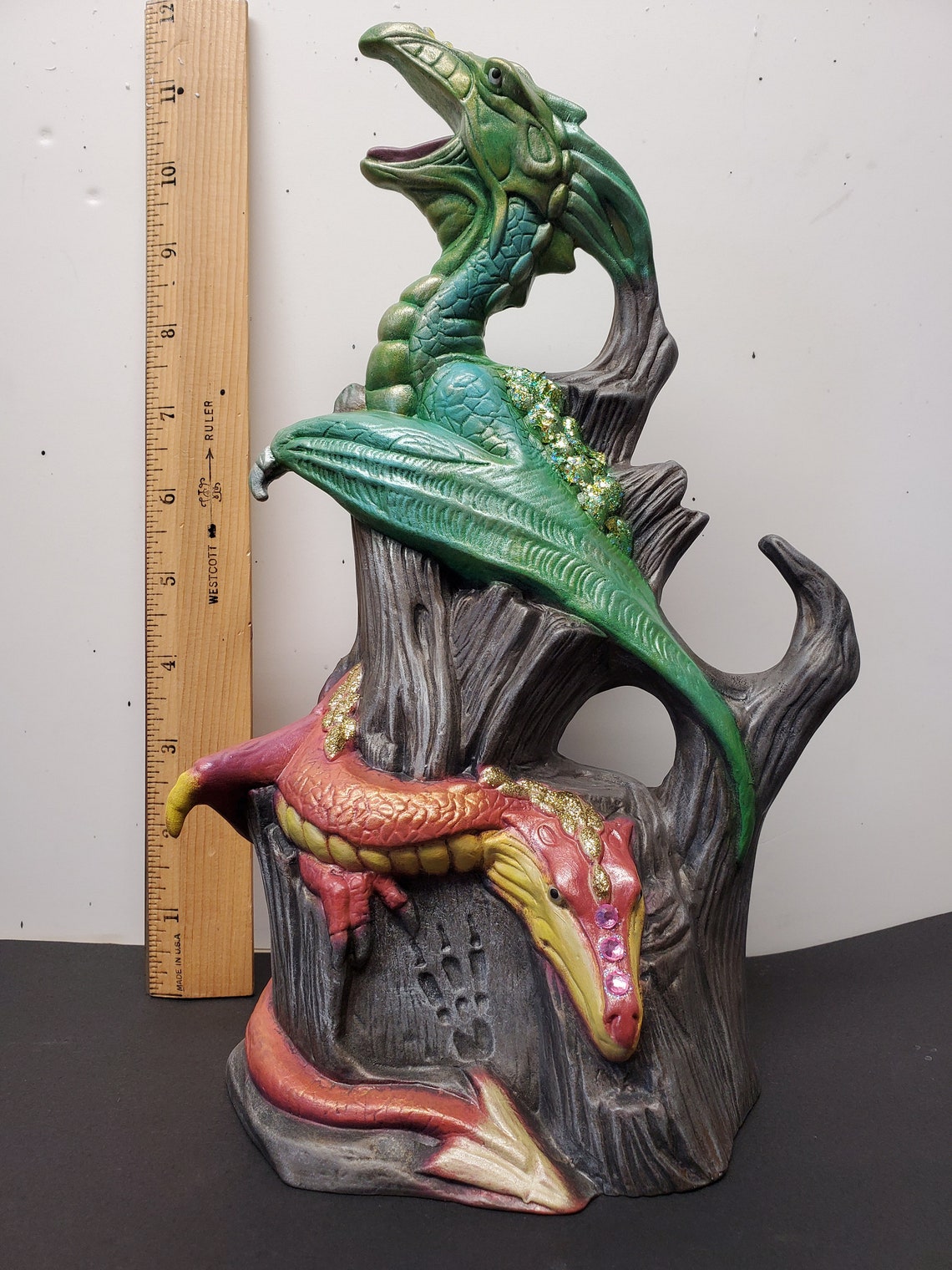 Hand painted ceramic Driftwood Dragons Etsy