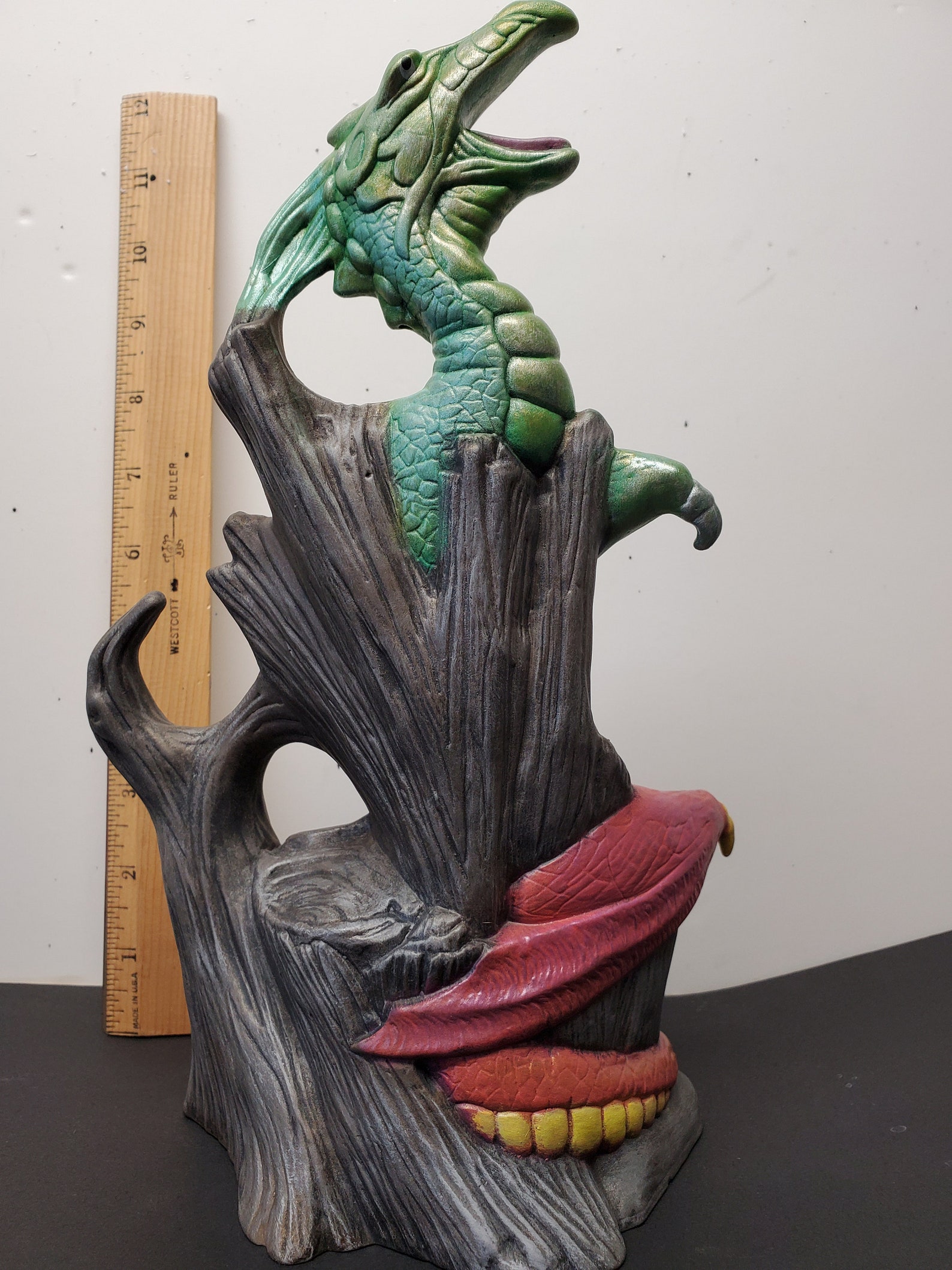 Hand painted ceramic Driftwood Dragons Etsy
