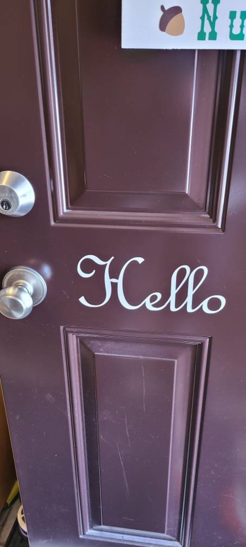 Goodbye, Hello Door Decals