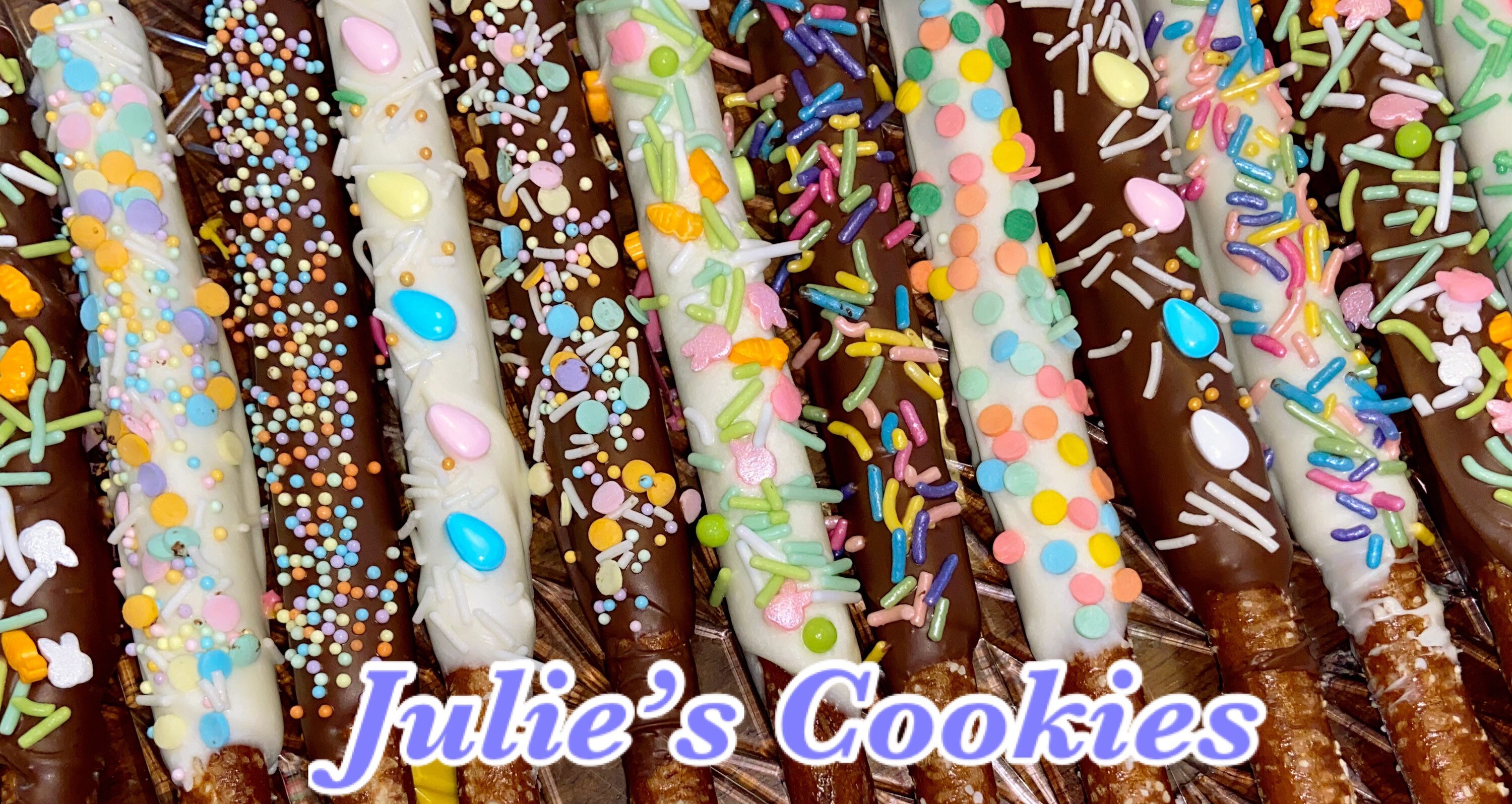 Easter Chocolate covered pretzels 2 dozen Etsy