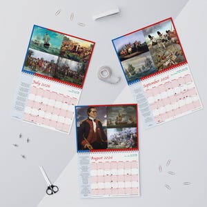 Wandkalender Amerikaanse Revolutie 2026 (start zondag) afbeelding 7