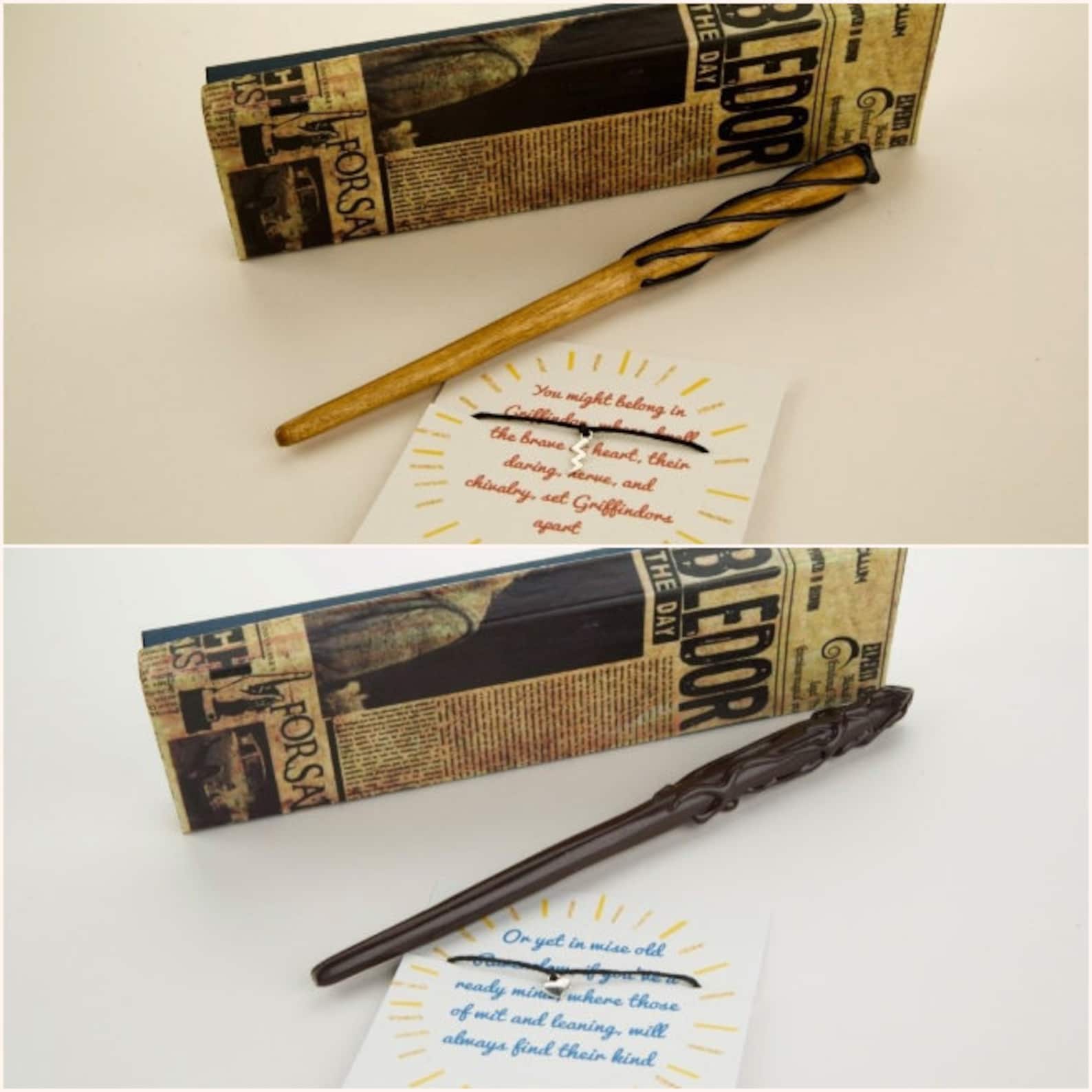 Wizard Filled Party Bag with handmade wand wish bracelet and | Etsy