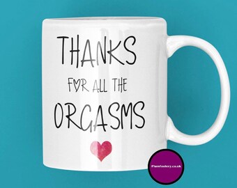 Kaffee-Tasse Danke für alle Orgasmen Geschenk Liebe lustig Freund Mann Frau 