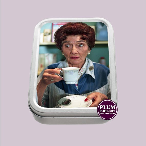 Eastenders Dot Cotton Small Aluminium Pocket Tin - Tobacco Tin - Funny  Smoking Gift