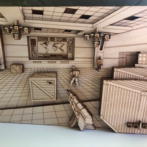 Goldeneye 64 Bunker Wood Art, James Bond 007