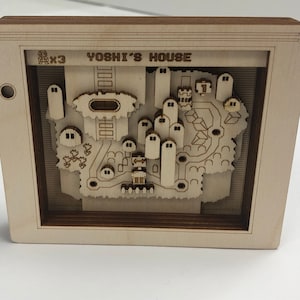 Super Mario Bros. Carte Wood Art Model, Nintendo