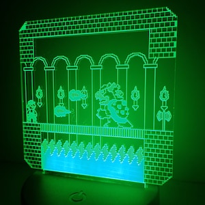 Super Mario Dungeon acrylic lamp, light, scene (3), Nintendo