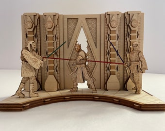 Duel van het Lot Star Wars geïnspireerd houten model