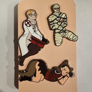 FNV Fallout New Vegas Inspired Pinup Metal Enamel Pins
