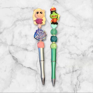 Glam & Giggles Beaded Pens – Cute Character-Inspired Writing Set