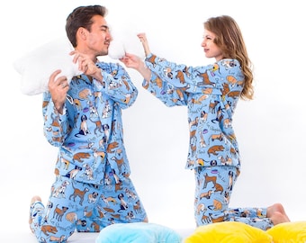 matching pjs with dog