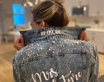 personalised jean jacket