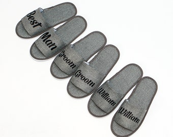 personalized slippers for him