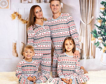 Reindeer Pajamas Etsy