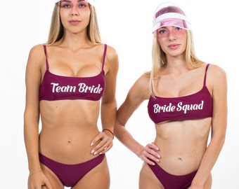 two piece bride swimsuit