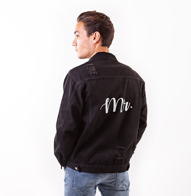 Men's Custom Denim Jacket Mr. Denim Jacket Custom Mr. Etsy