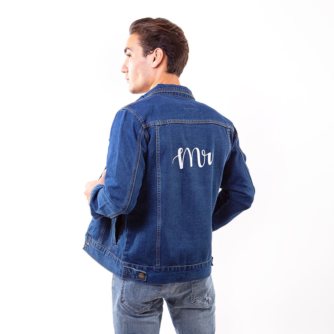 Men's Custom Denim Jacket Mr. Denim Jacket Mr. Jean Etsy