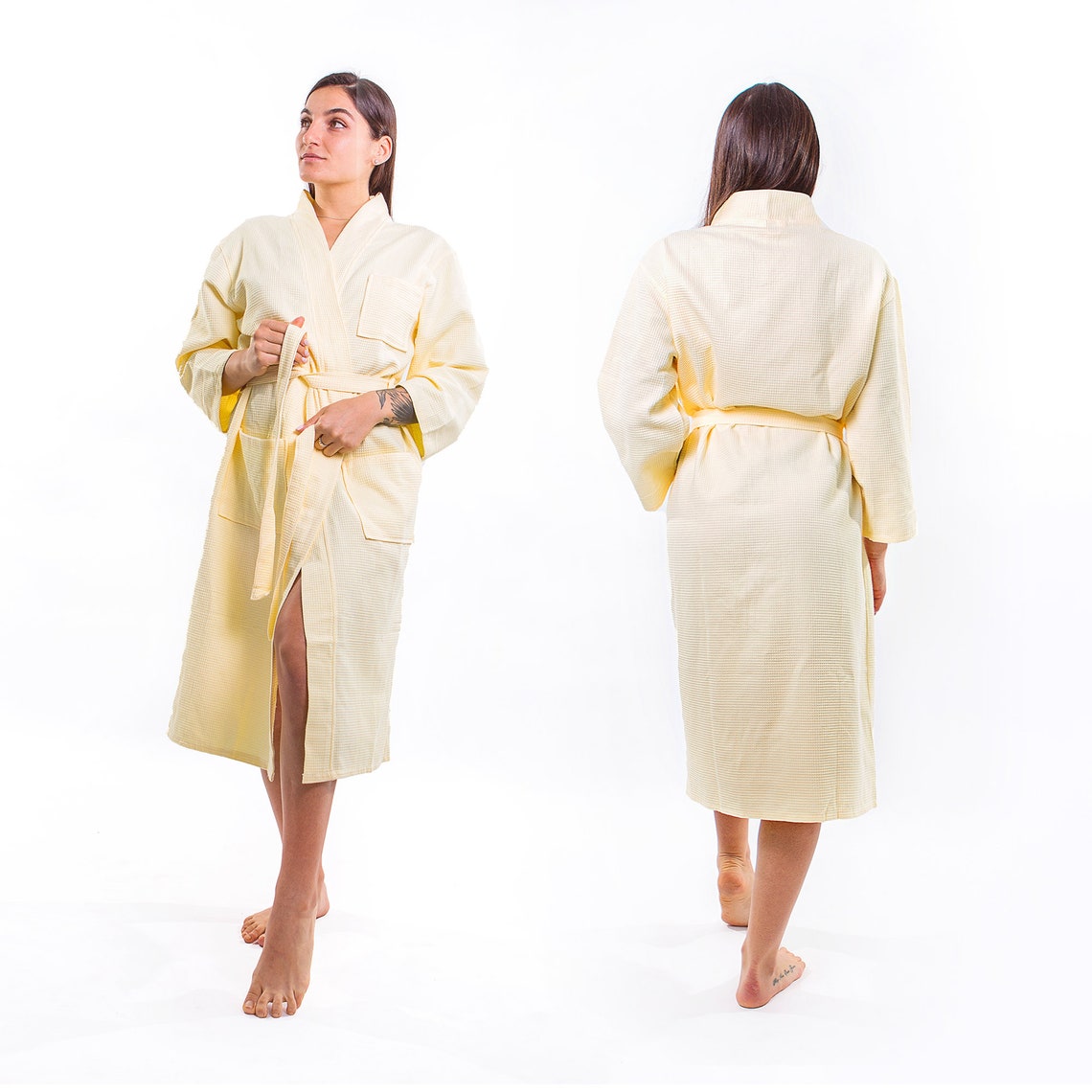 Couple Cotton Waffle Robes His and Her robes Husband and Etsy