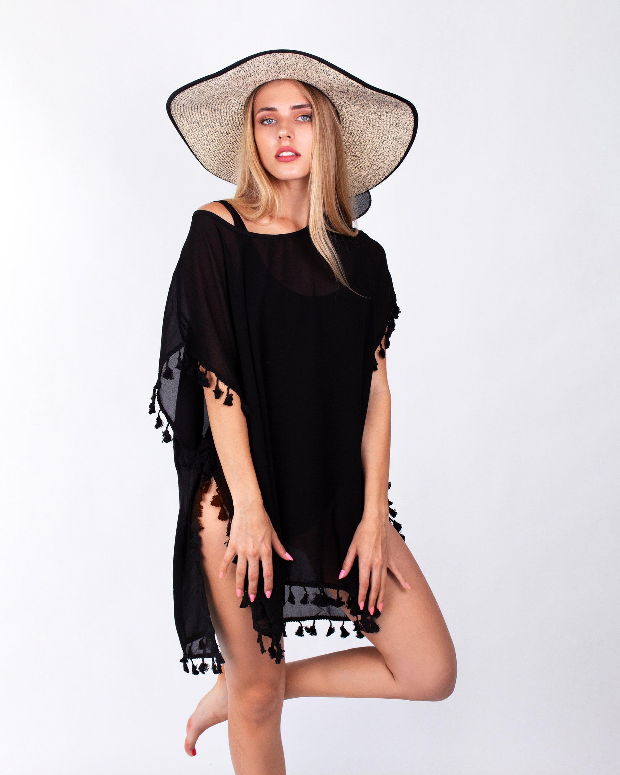 Bride & Bridesmaid Swim Cover Ups with Tassels Bridesmaid Etsy