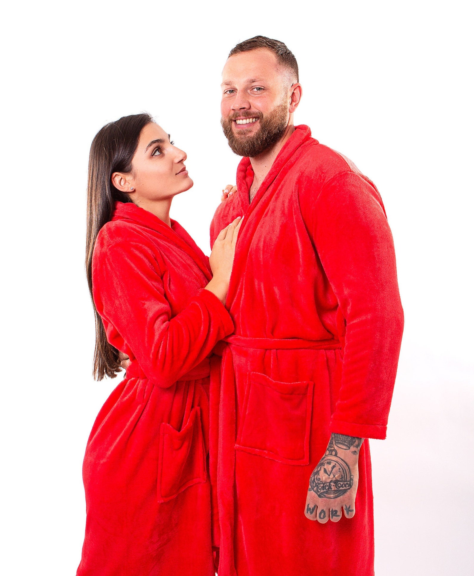 mr and mrs plush robes
