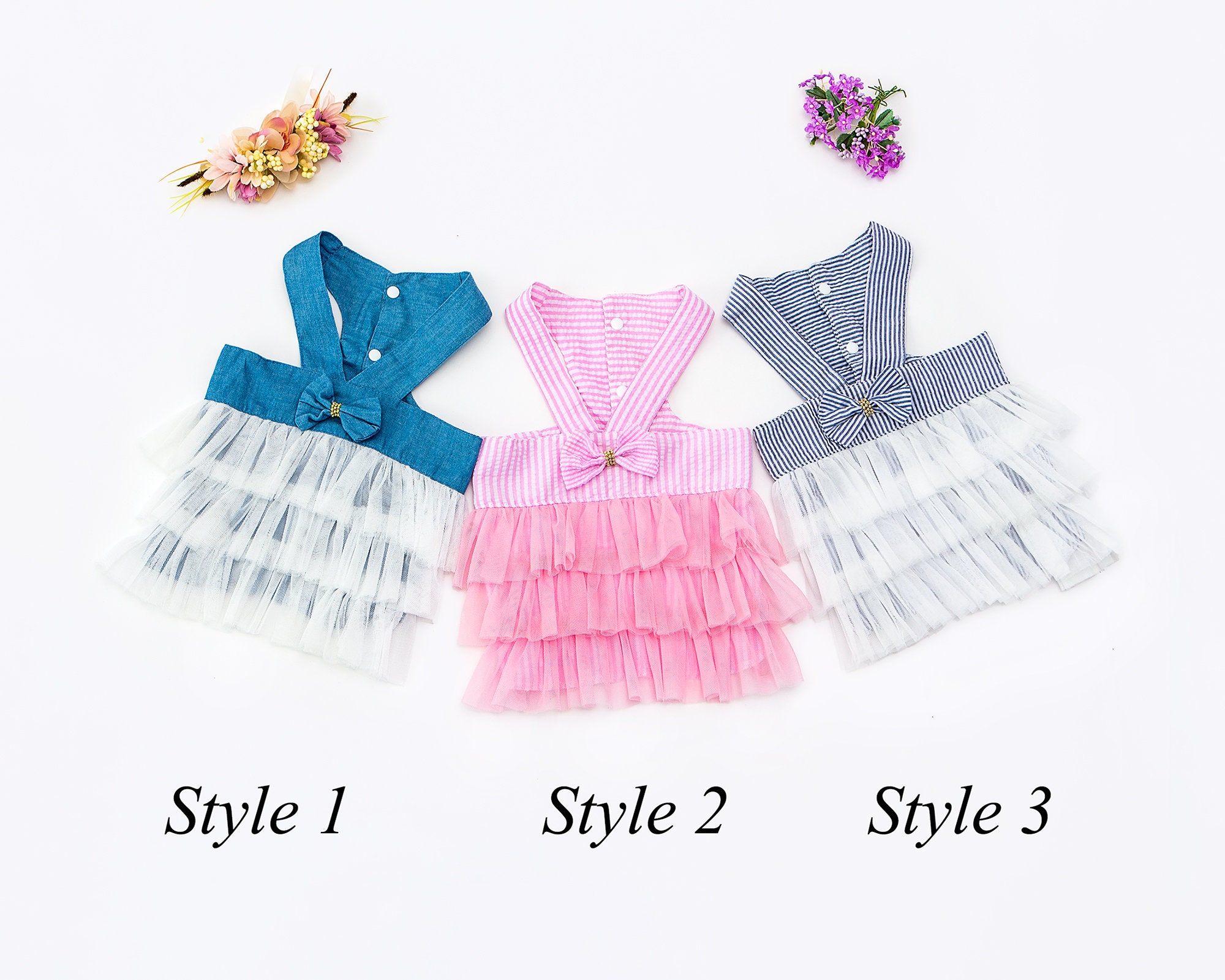 Wedding dog dress Dog Flower girl Dress Blush wedding Etsy