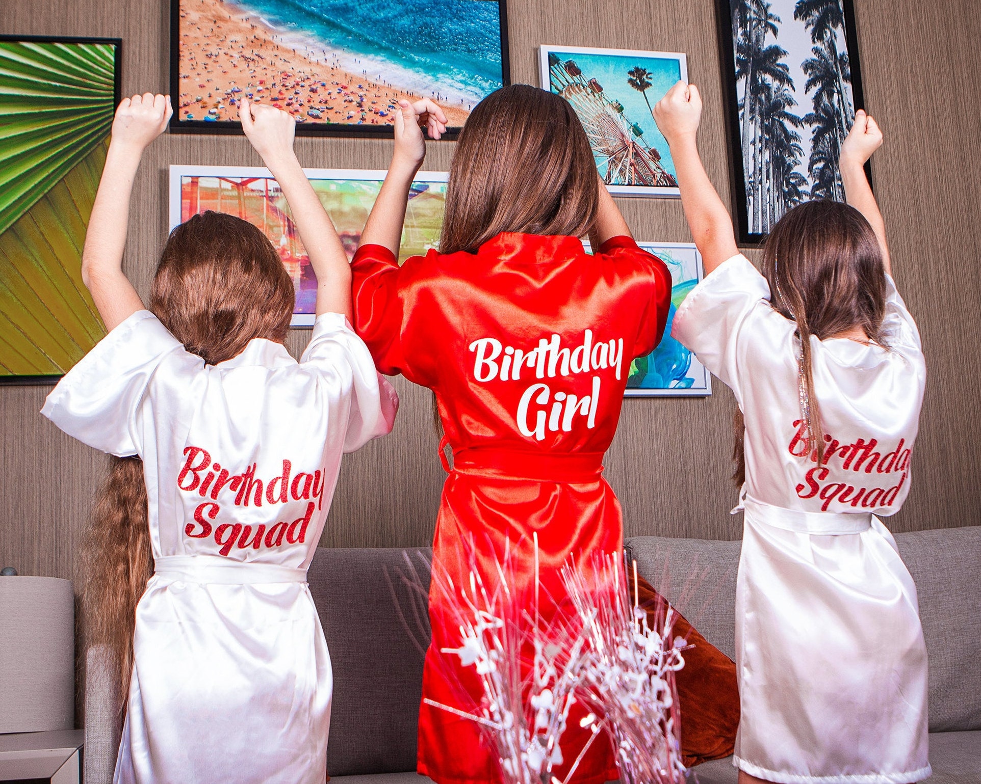 Kids Satin Robes Birthday Robes Robes For Girls Etsy