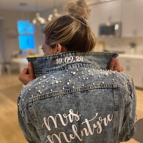 future mrs denim jacket