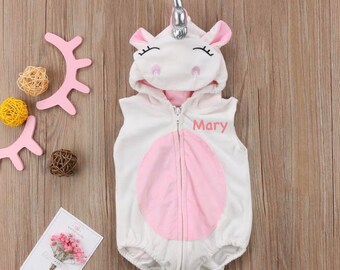 Tenue De Bebe Licorne Etsy