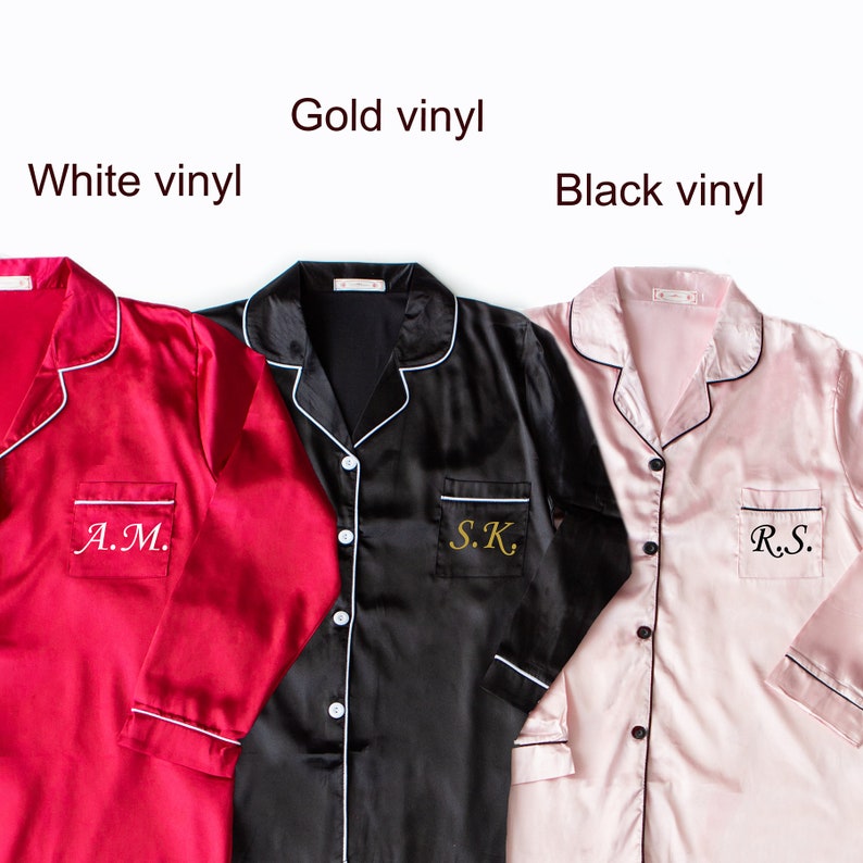 Christmas Family Matching Satin Pajamas Custom Pajamas for Etsy