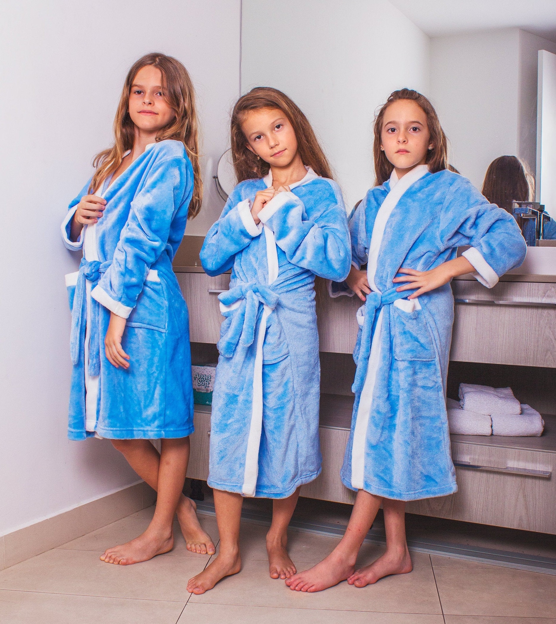 Bathrobes for kids Slumber party Customized bathrobes for Etsy