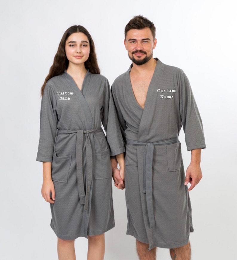 his dressing gown