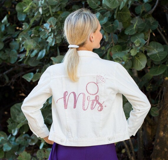 future mrs denim jacket