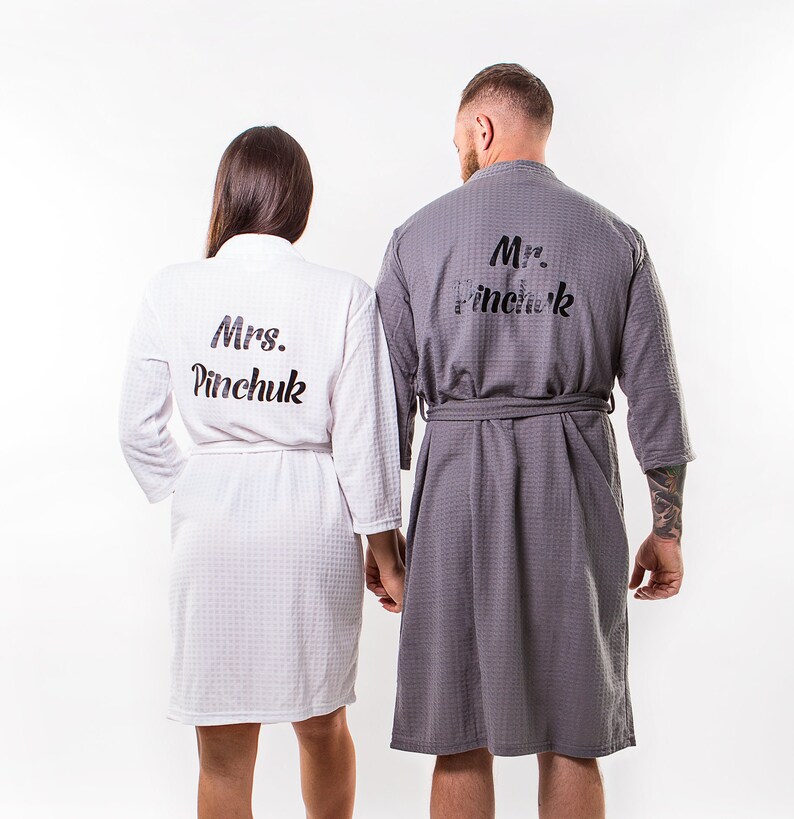 personalised robes his and hers