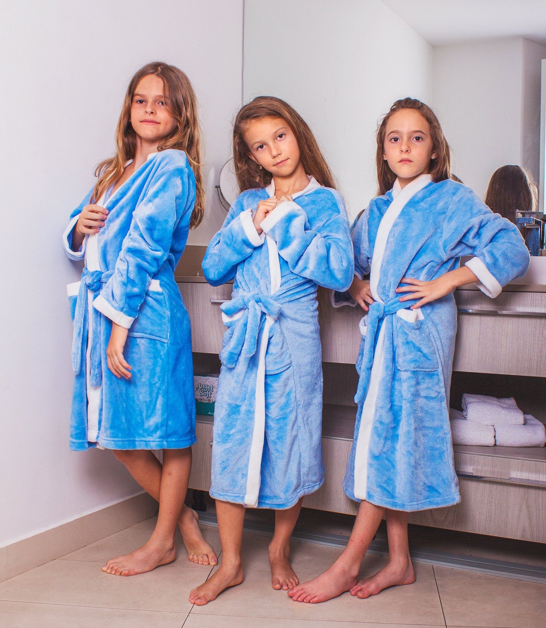 Plush kids soft bathrobes Customized bathrobes with name Etsy