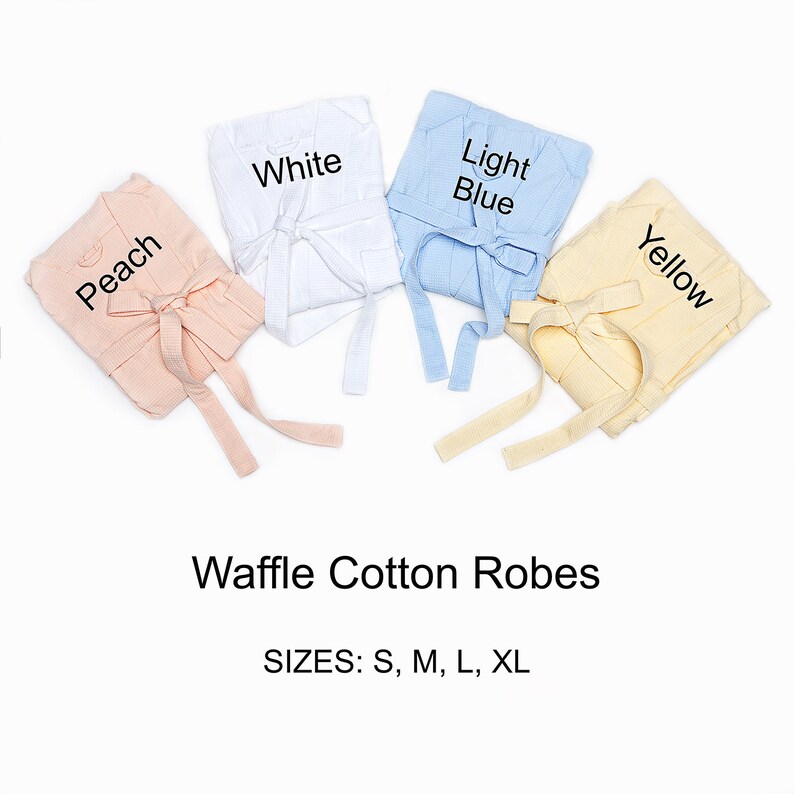 Couple Cotton Waffle Robes His and Hers robes bath robe Etsy