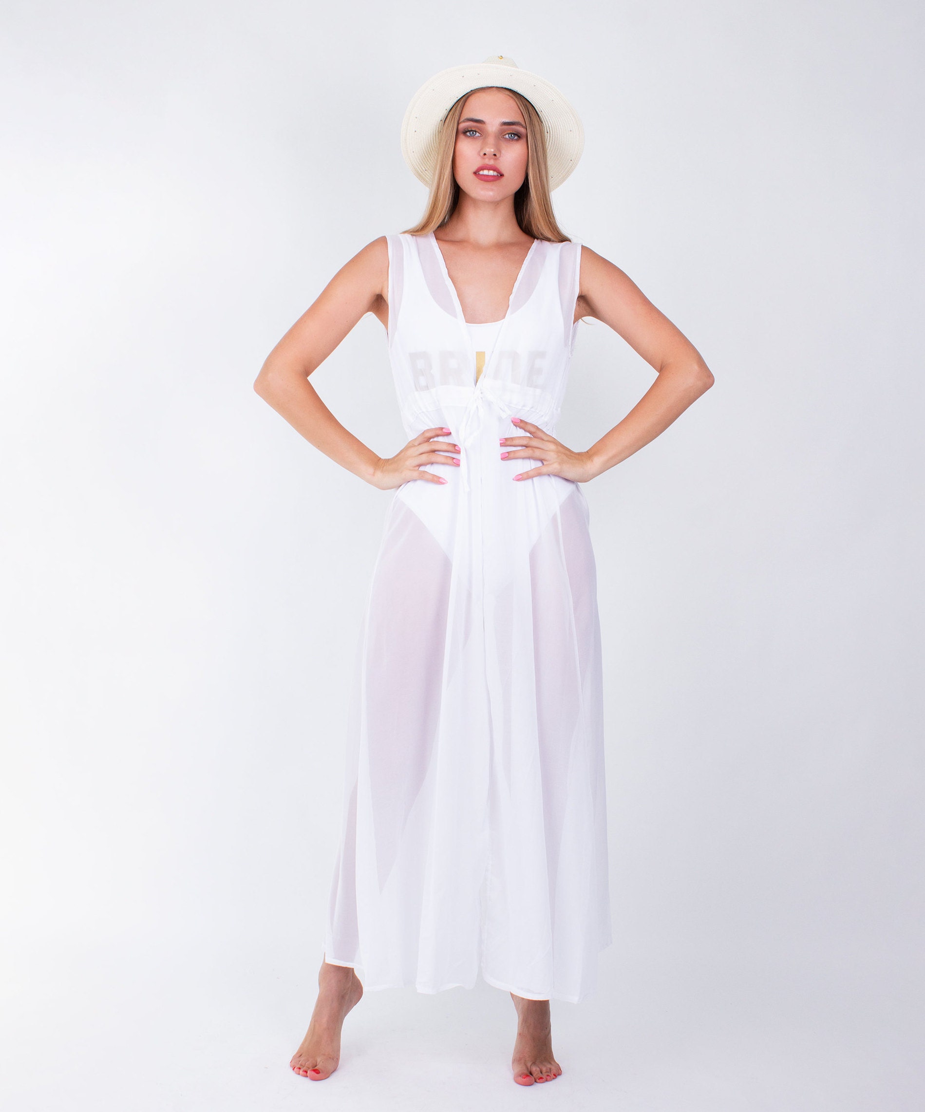 Bride Swimsuit Coverup Bridesmaid Swim Cover Up Monogrammed Etsy