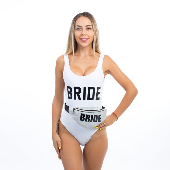 white bride swimsuit
