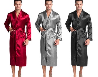 mens silk robe