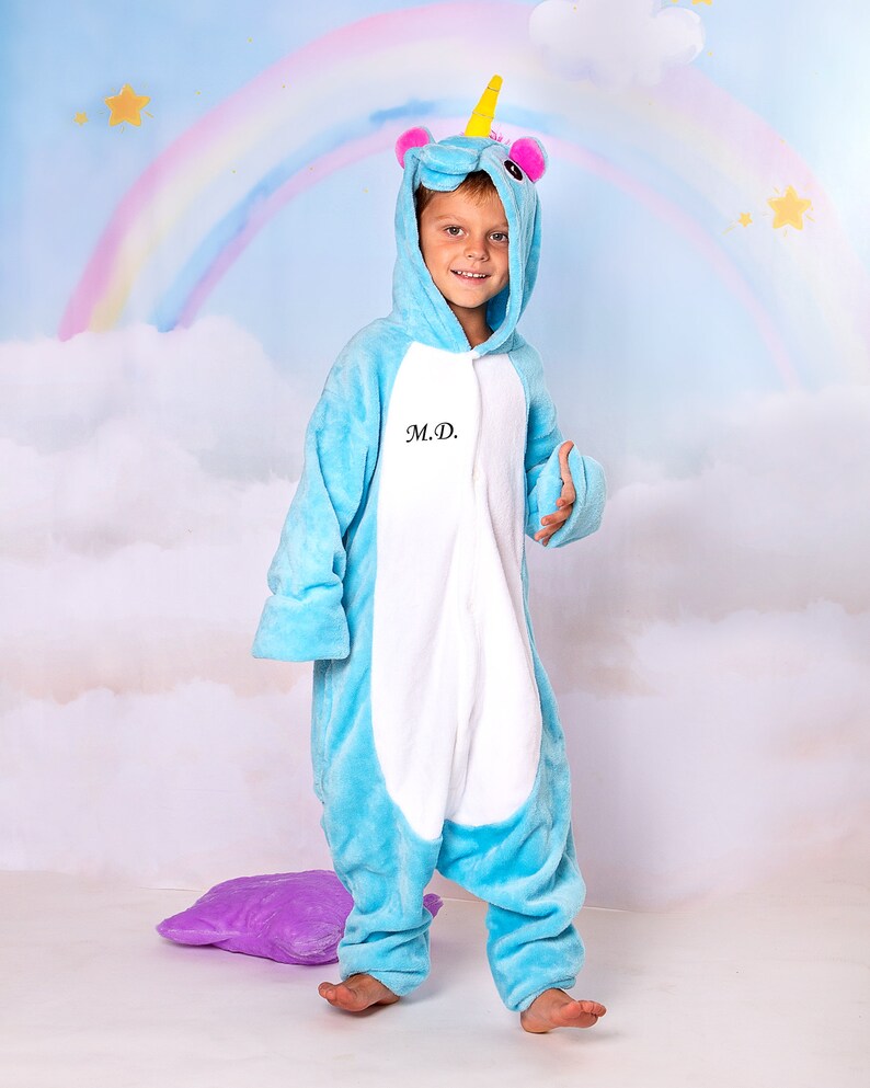 Adults and kids UNICORN Hooded Union Suit Pajamas Onesie Etsy