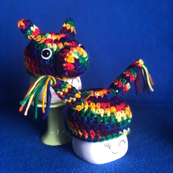 Crocheted Marshmallow Mug Hats-Festive Piñatas