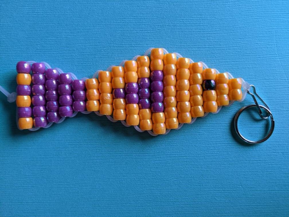 Keyler Fish Rings Fish, Pearl Colored Keyrings - Etsy