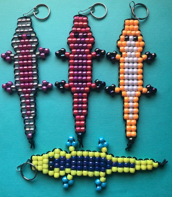 Alligator bead hotsell keychain