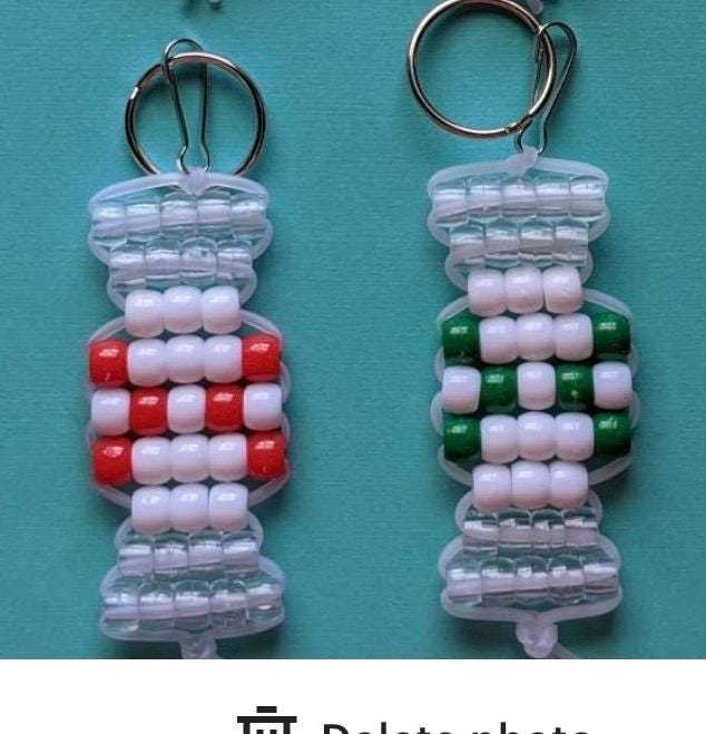 Peppermint Candy Keyrings - Etsy