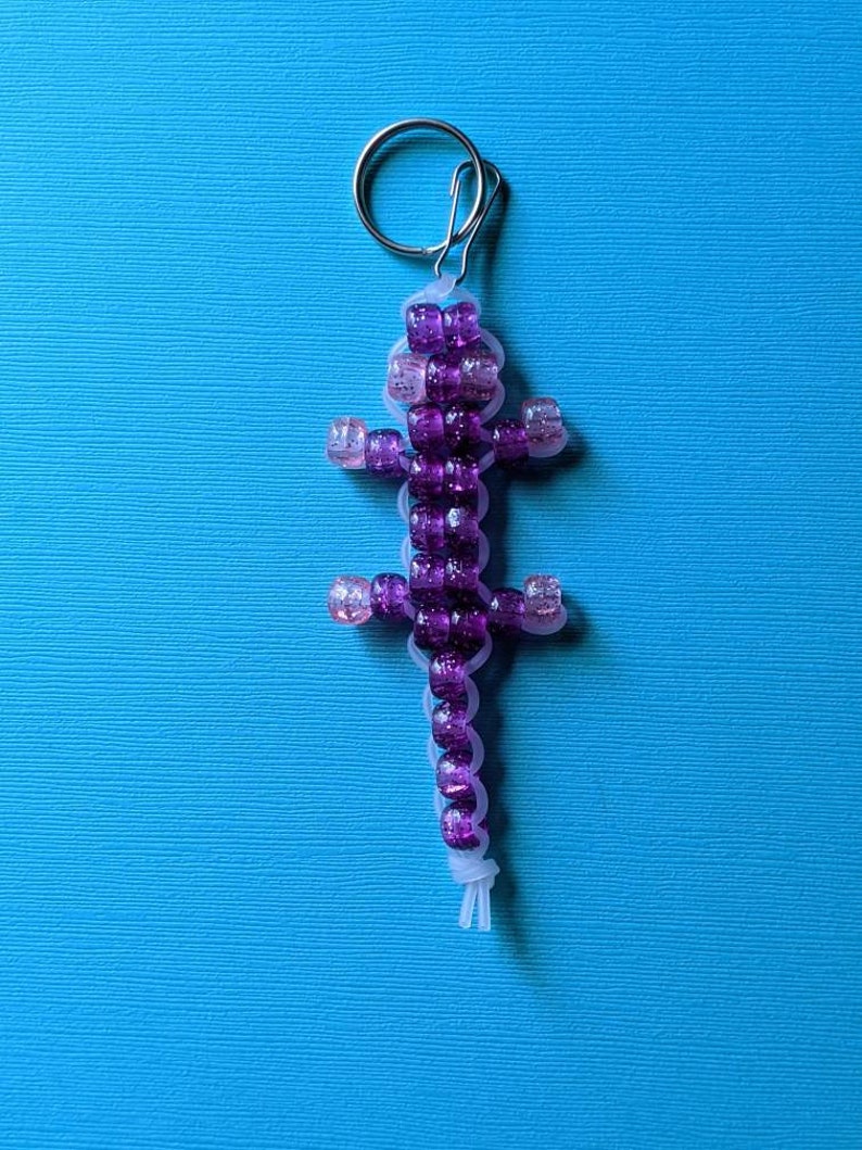 Mini Lizards-Glitter Colored Keyrings bild 5