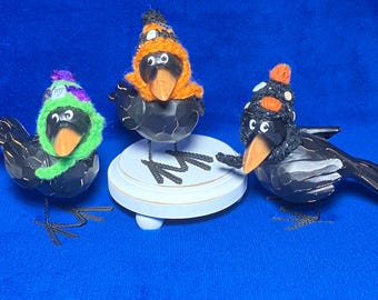 Judgemental Crows gehaakte damastmutsen: