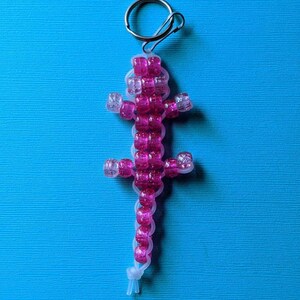 Mini Lizards-Glitter Colored Keyrings bild 3